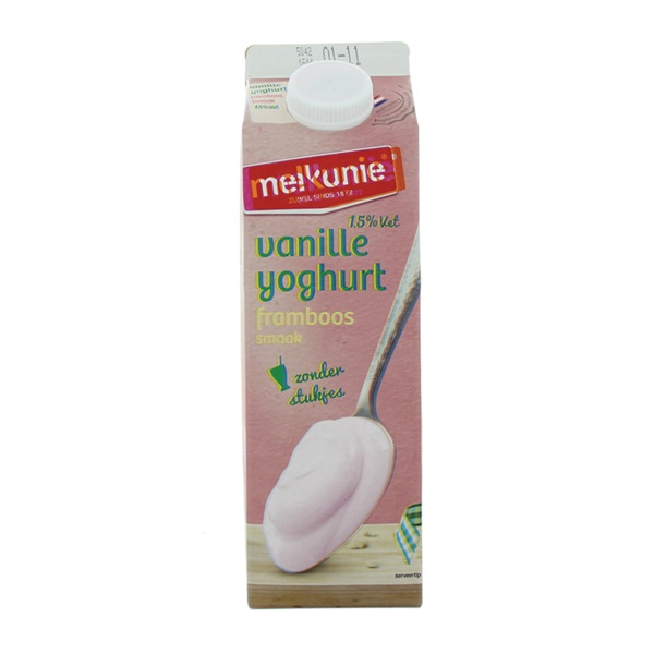 Spar Melkunie Halfvolle Yoghurt Vanille Framboos Je Vindt Het Bij Spar