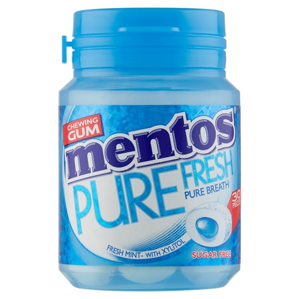 Spar Mentos Kauwgom Gum Pure Fresh Fresh Mint Pot Gums Je