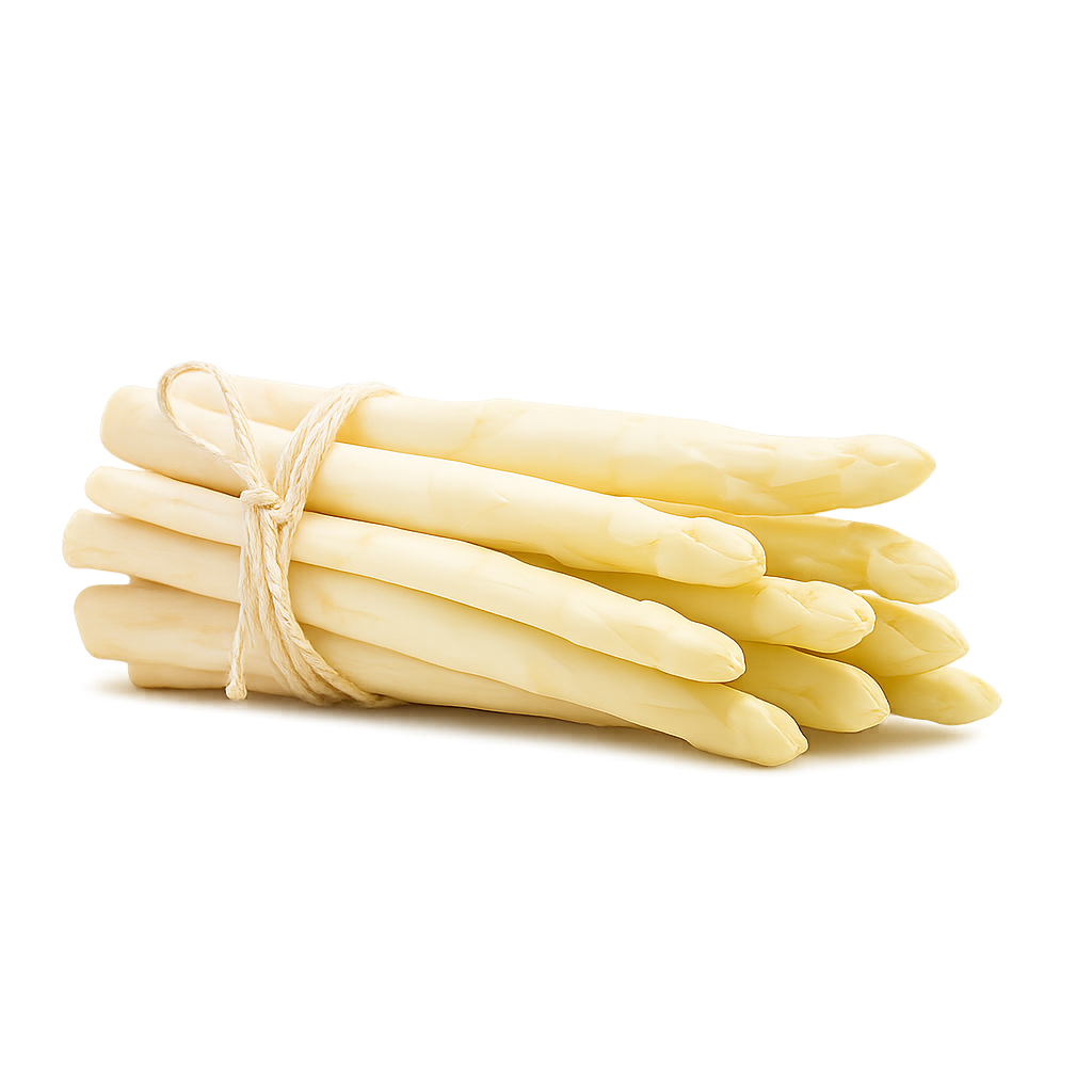 Hollandse witte asperges zak 500 gram