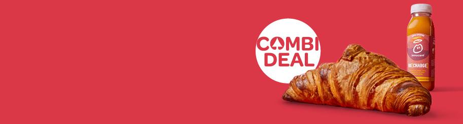 SPAR croissant + Innocent super smoothie 300 ml