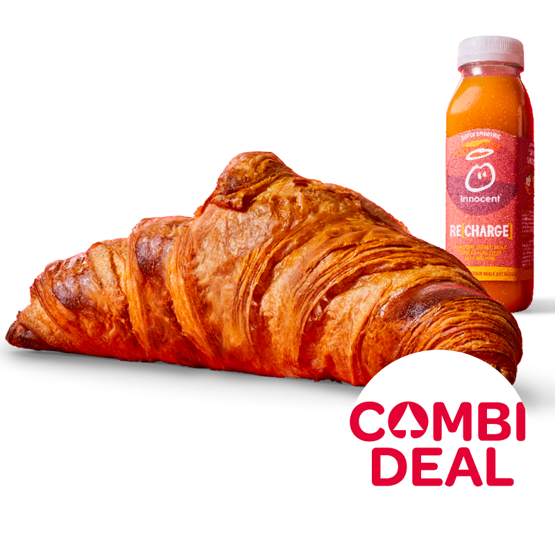 SPAR croissant + Innocent super smoothie 300 ml