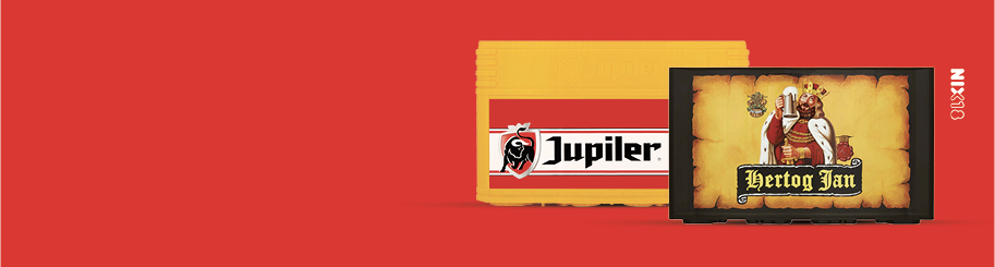 Hertog Jan krat 24x300 ml of Jupiler krat 24x250 ml