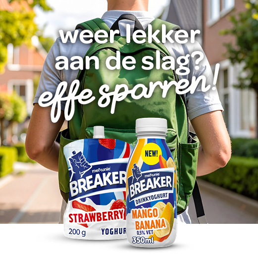Heerlijk fris en romig. Breaker lekker uit!