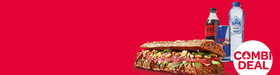 SPAR vers belegd broodje + gekoeld drankje