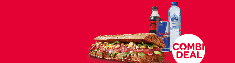 SPAR vers belegd broodje + gekoeld drankje