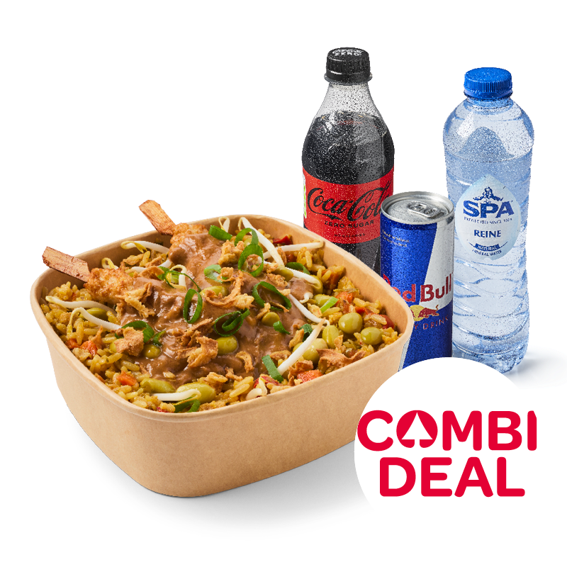 alle FoodClub oosterse maaltijden + gekoeld drankje