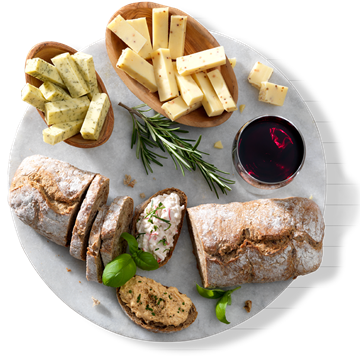 een lekker gevulde borrelplank