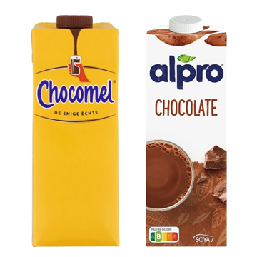 chocolademelk en cacao