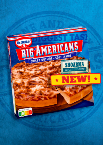 Probeer nu Big Americans Shoarma