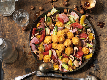 groenten-chutney met beenham