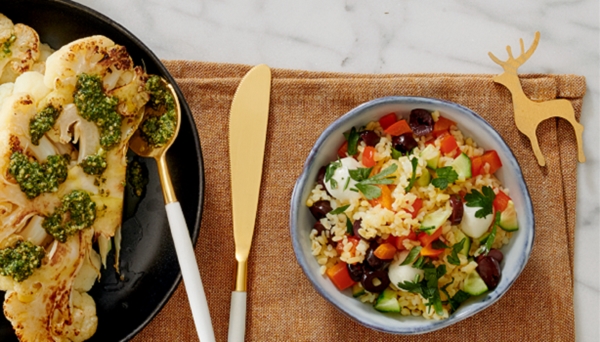 gevulde pompoen met bulgur