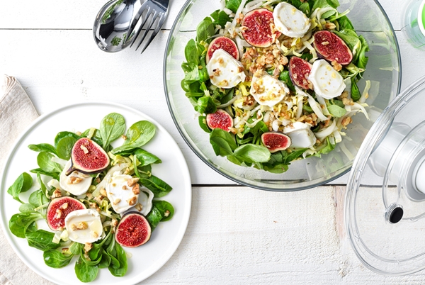 wintersalade met geitenkaas