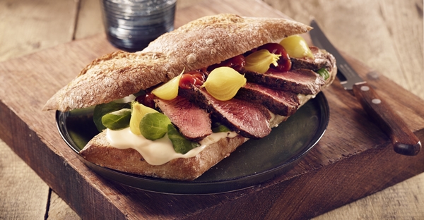 Steak Sandwich met Amsterdamse uitjes en ERU Prestige