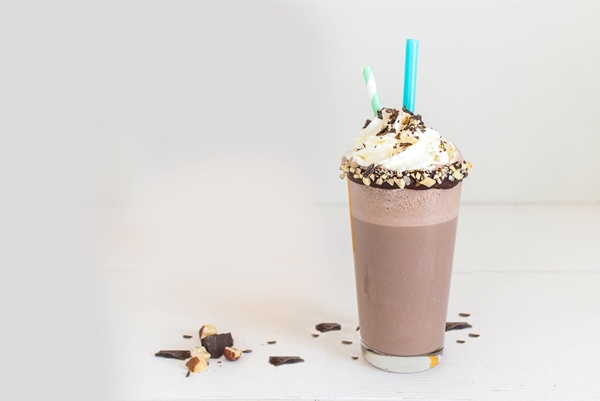 Chunky Chocomel milkshake