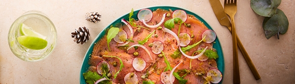 zalm carpaccio
