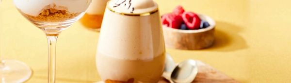 affogato met koffieschuim en fudge