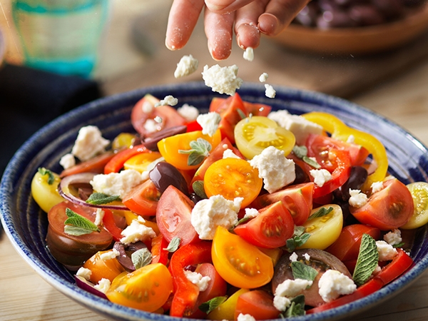 griekse tomatensalade met Apetina