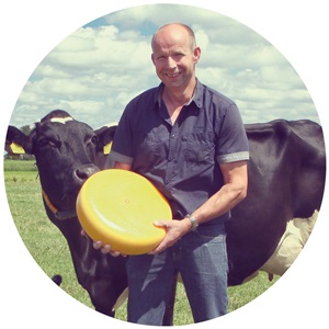 Koos van Leeuwen en zijn boerenkaas