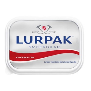 Lurpak smeerbare ongezouten roomboter