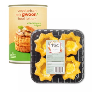 Jos Poell ster pasteibakje en g'woon ragout