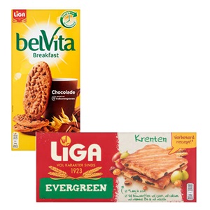 Liga Belvita chocolade of Evergreen krenten