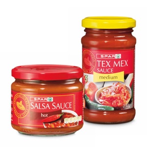 SPAR kruidenmix tex mex of salsa saus hot/medium