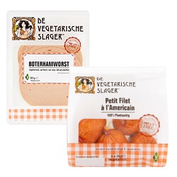 Vegetarische Slager petit paté, petit filet of boterhamworst