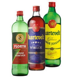 Hartevelt prima jonge jenever, vieux of berenburg
