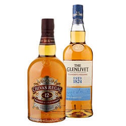 The Glenlivet of Chivas Regal whisky