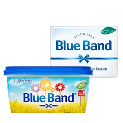 Blue Band margarine, halvarine of vloeibaar