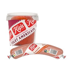 Kips slagers leverworst of filet americain