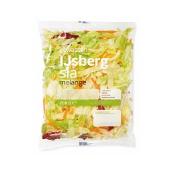 ijsbergsla naturel, tuinkruiden of melange