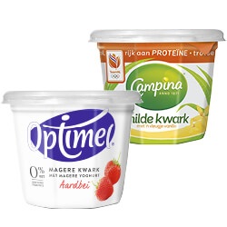 Optimel of Campina kwark of Griekse yoghurt