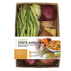 verspakket zoete aardappel stampot