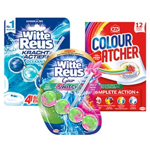 Witte Reus toiletblokken of K2R colour Catcher