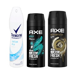 dam Inzet Toevoeging SPAR | Axe of Rexona deodorant aanbieding - je vindt het bij SPAR