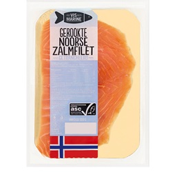 Vismarine gerookte Noorse zalm