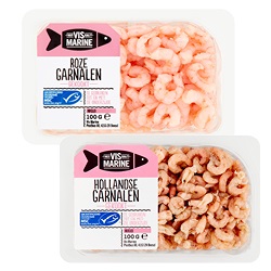 Vis Marine Hollandse, roze of cocktail garnalen