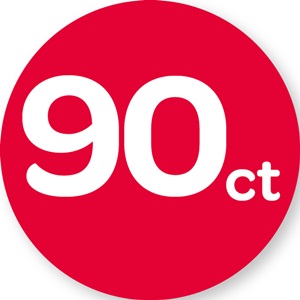 90 cent aanbiedingen