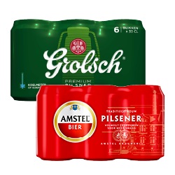Amstel of Grolsch pils