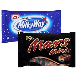 Mars, Snickers of Milky Way