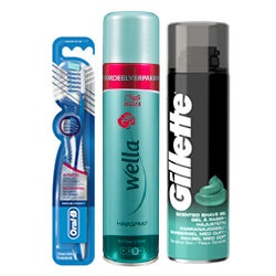 Oral-B, Wella of Gillette scheergel of wergwerpmesjes