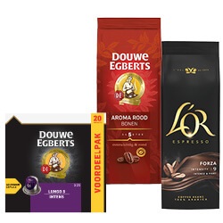 Douwe Egberts of L'Or bonen en capsules