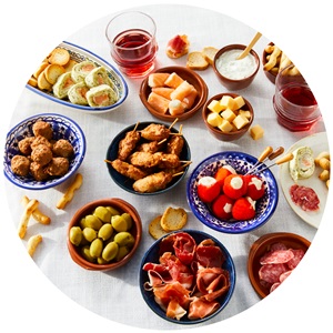 de traditionele borrelplank