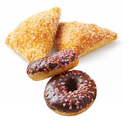 SPAR roomboter appelflap, mini roomboter appelflap of hartjes chocolade donut