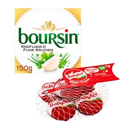 Boursin, Babybel of La Vache Qui Rit