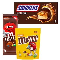 M&M's, Maltesers of Snickers