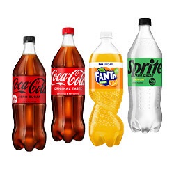 Coca-Cola, Fanta of Sprite 1 liter