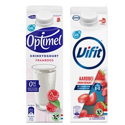 Optimel of Vifit drank fles 400 of 500ml