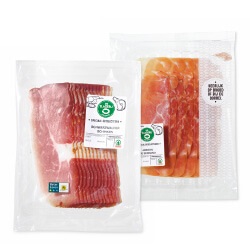 SPAR speciaal geselecteerd runder rookvlees, Schwarzwalder schinken, rauwe ham, coburger ham of serrano ham